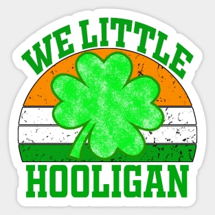 Wee Little Hooligan Funny St. patricks Day Sticker